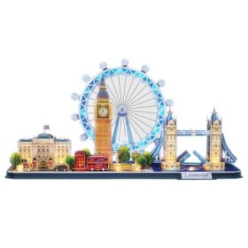 Marile Arhitecturi ale lumii Puzzle 3D cu led Londra 186 piese